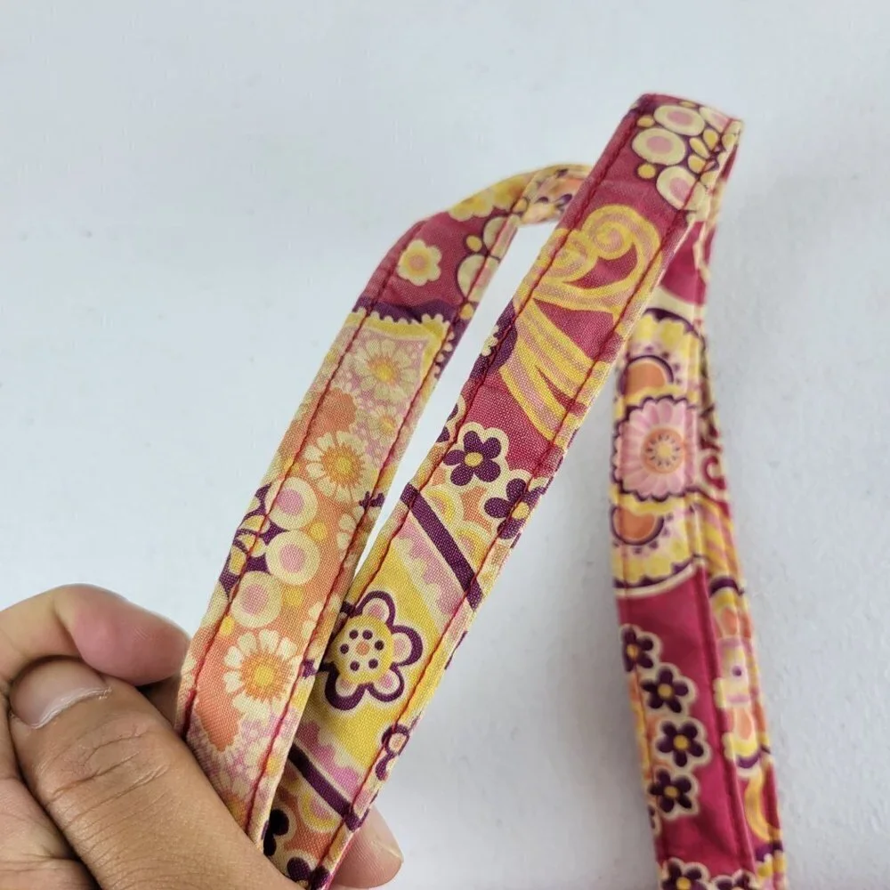 Vera Bradley Paisley Raspberry Fizz Pink Toggle Purse Shoulder Tote Bag